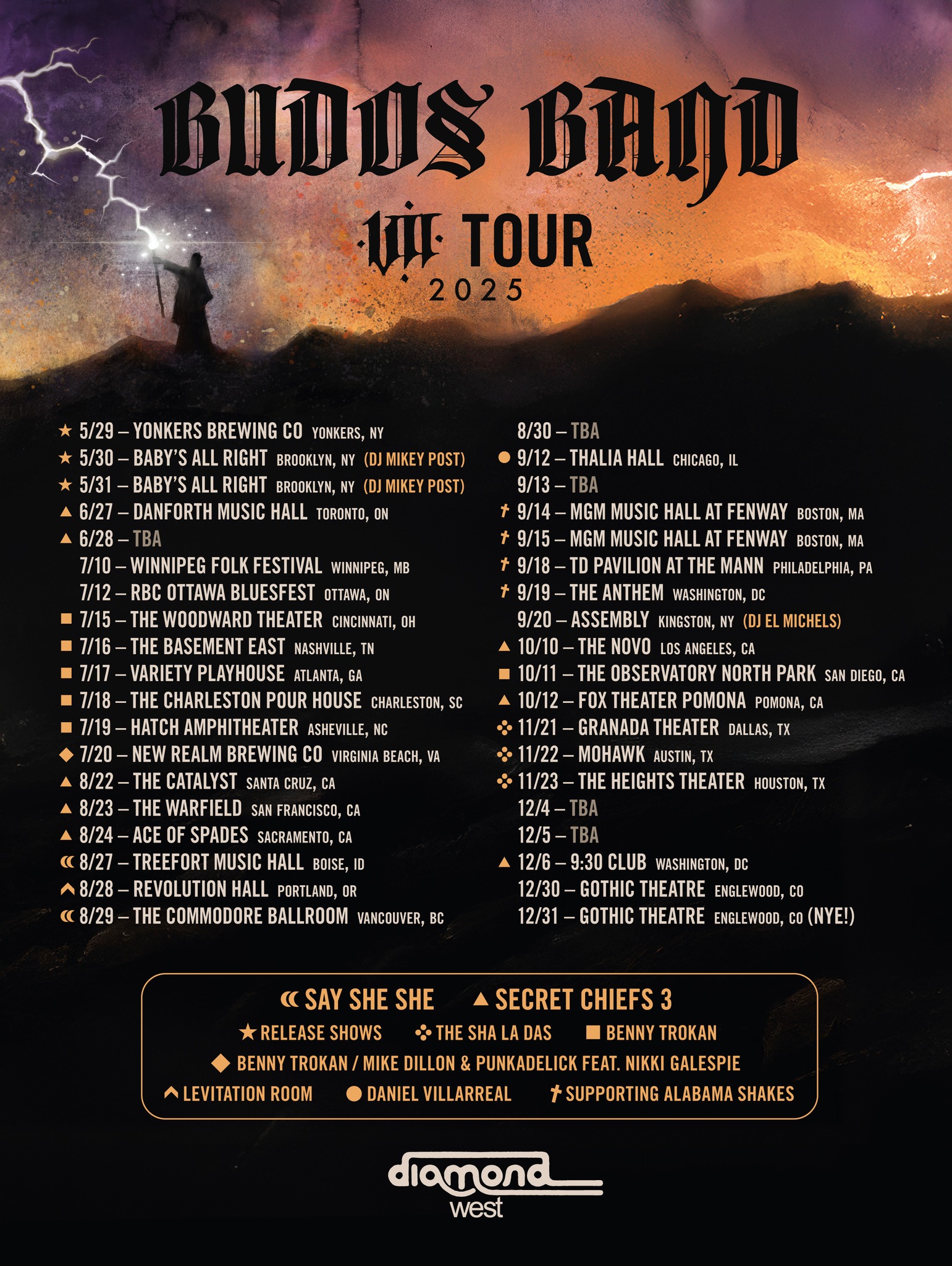 Secret Chiefs 3 Tour Poster